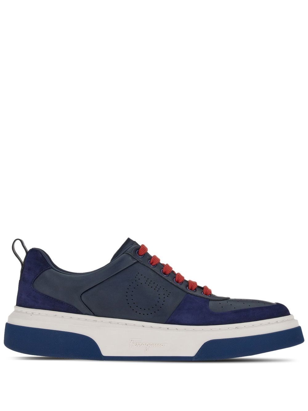 Ferragamo Gancini low-top sneakers - Blue von Ferragamo