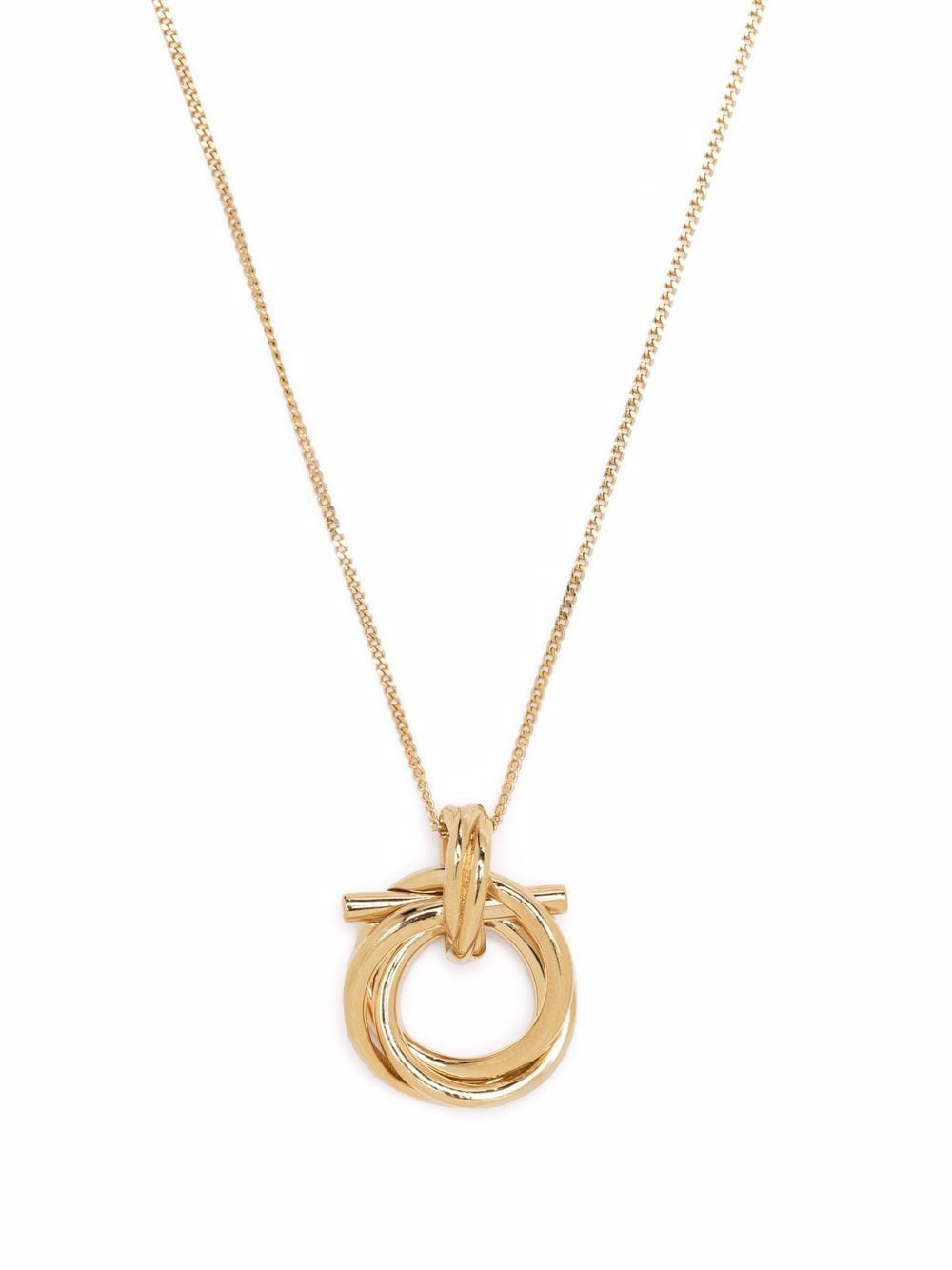 Ferragamo Gancini pendant necklace - Gold von Ferragamo