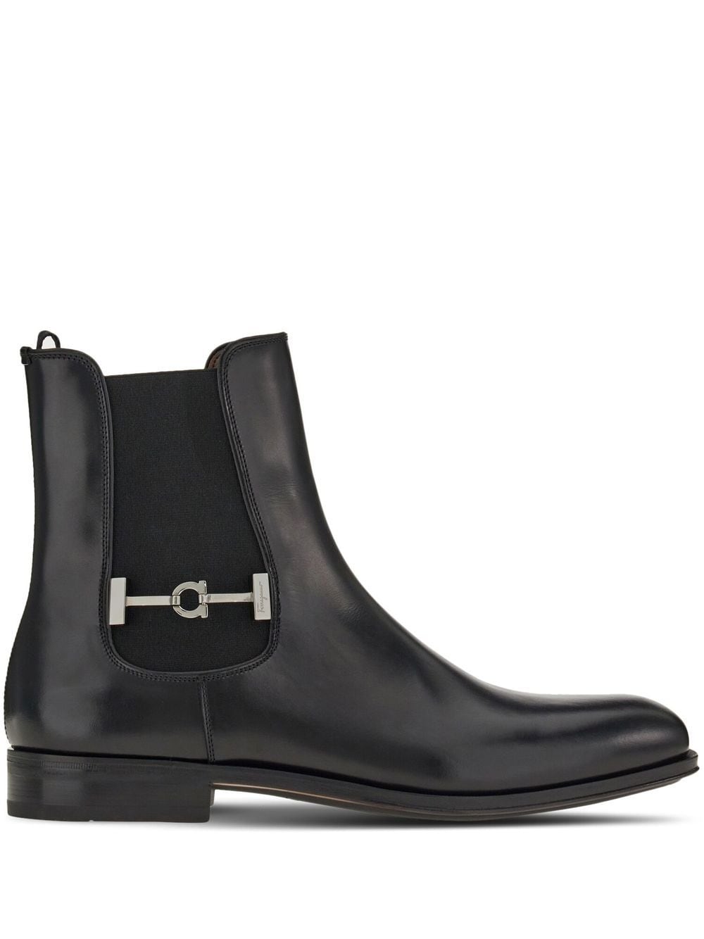 Ferragamo buckled Chelsea boots - Black von Ferragamo