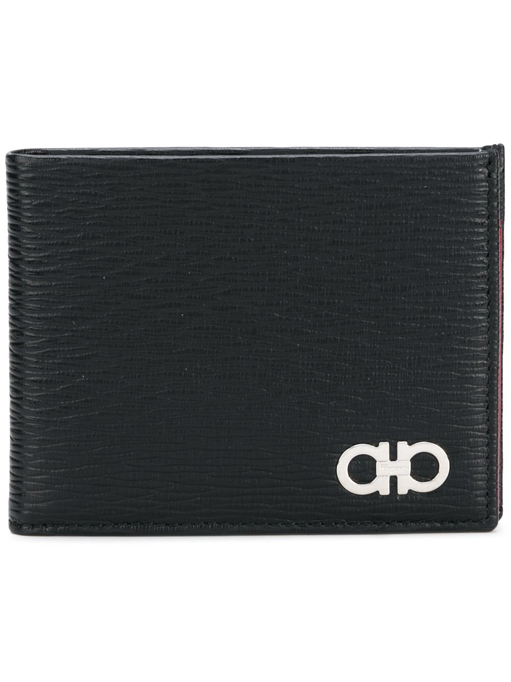 Ferragamo double Gancio billfold wallet - Black von Ferragamo