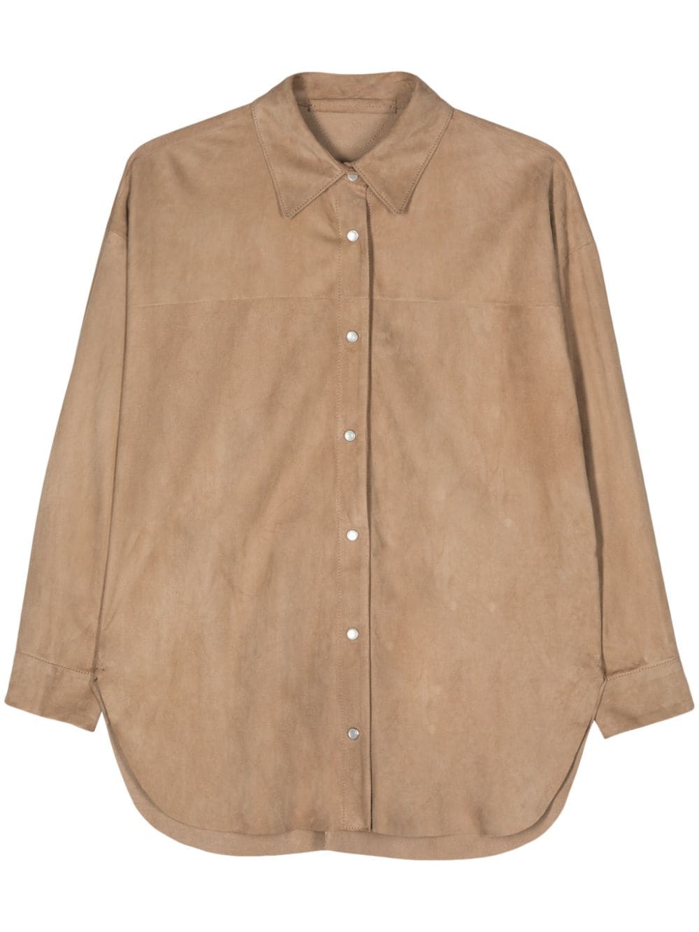 Salvatore Santoro fringed suede shirt - Neutrals von Salvatore Santoro