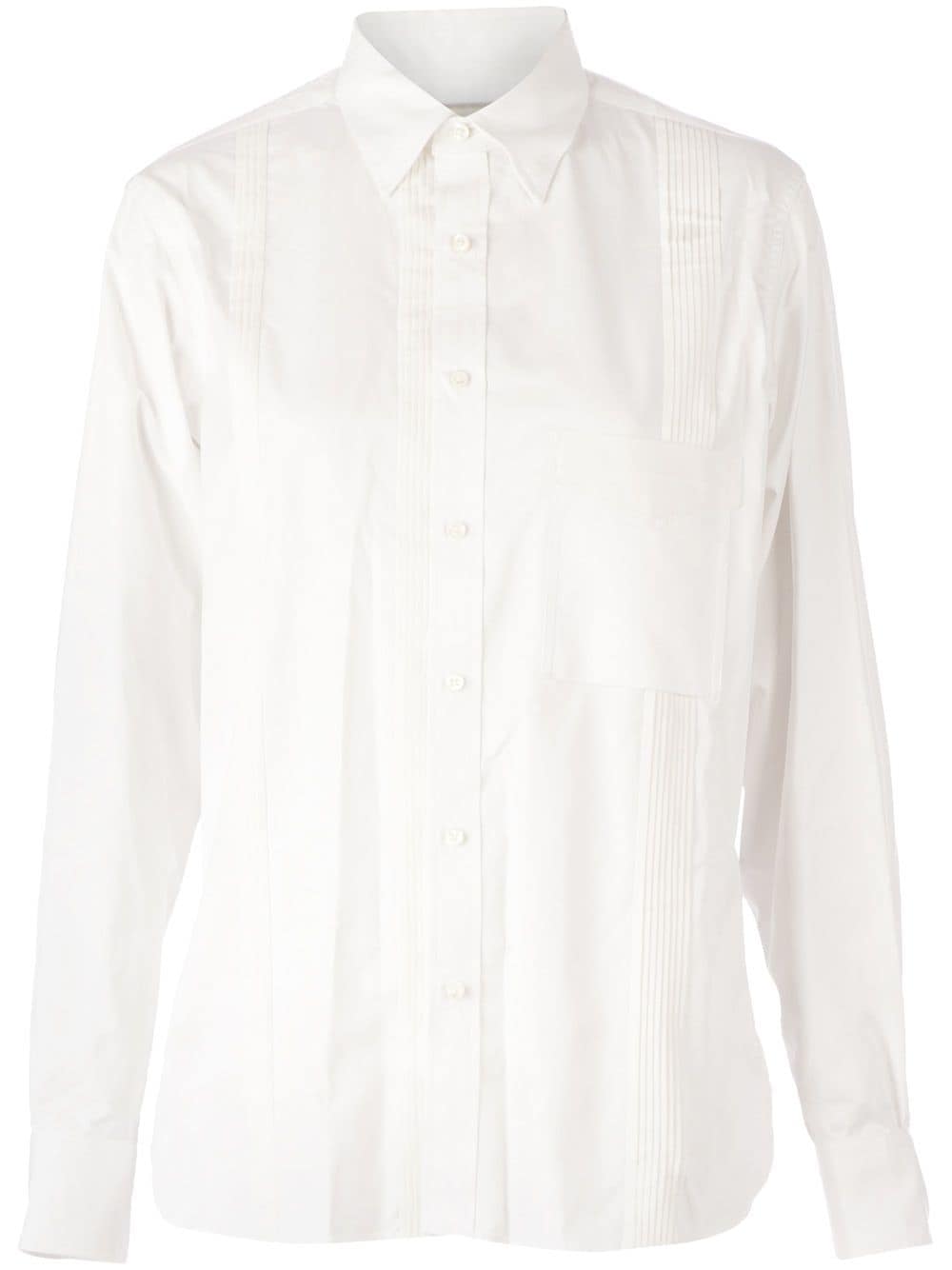 Salvy pleat detail shirt - White von Salvy