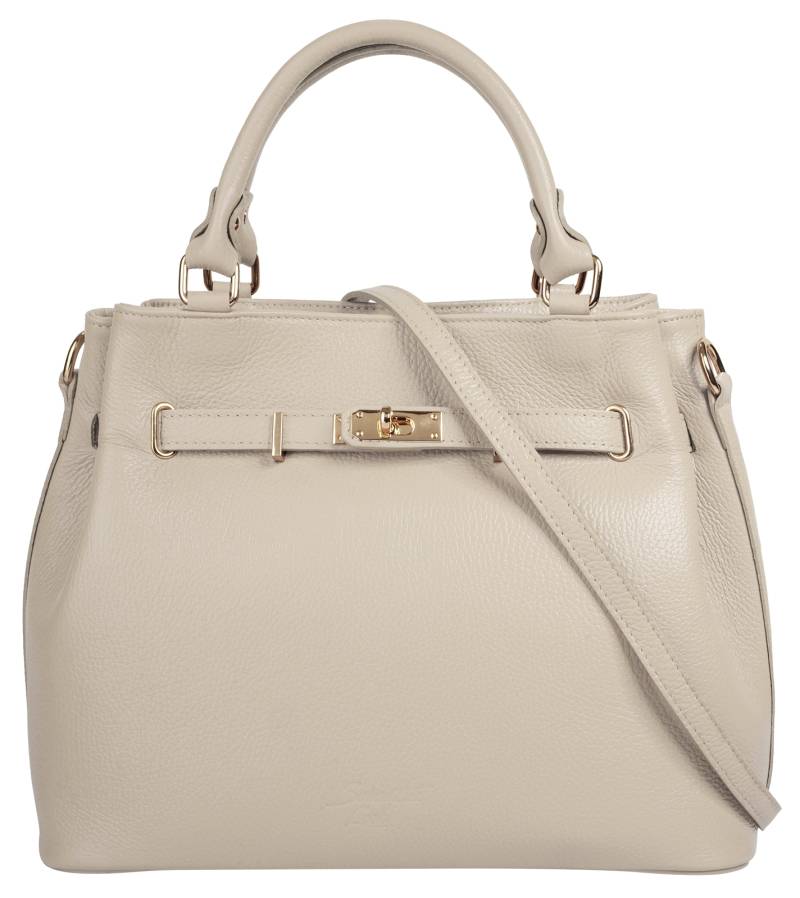 Samantha Look Henkeltasche, echt Leder, Made in Italy, geräumige Henkeltasche mit Smartphonefach von Samantha Look