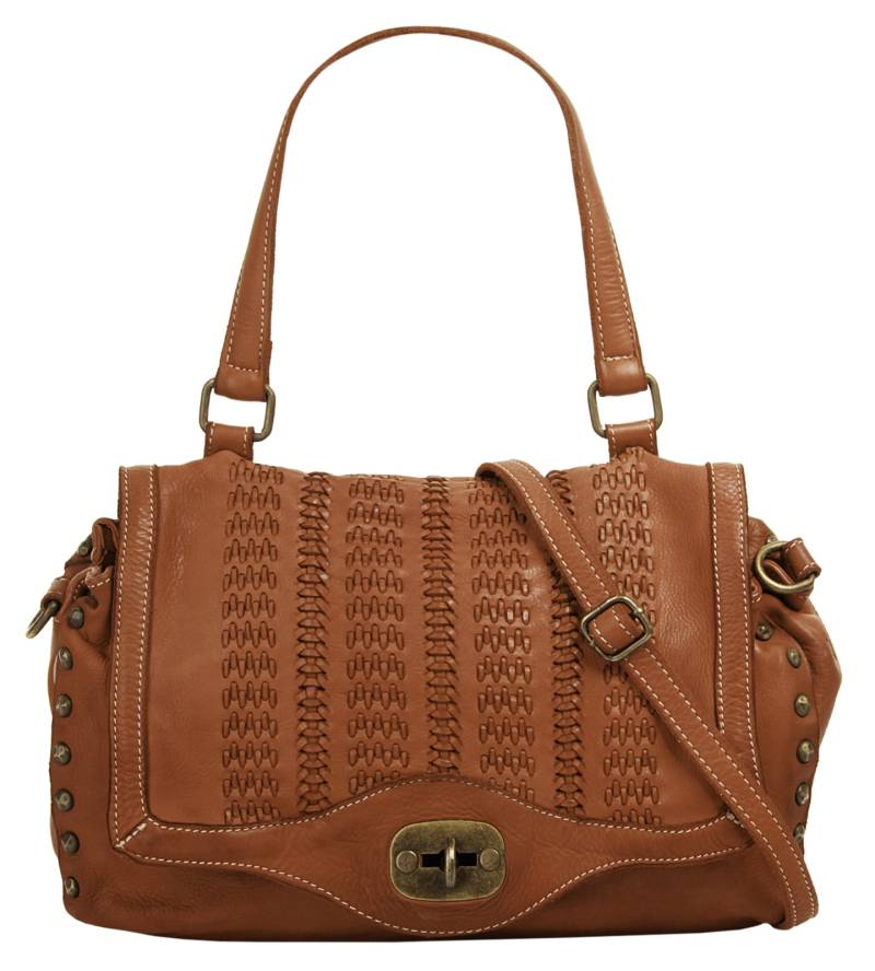Samantha Look Henkeltasche, echt Leder, Made in Italy von Samantha Look