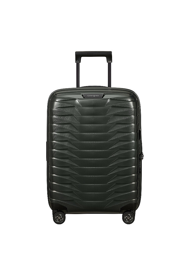 SAMSONITE Trolley Proxis Spinner 55cm Erweiterbar matt climbing  dunkelgrün von Samsonite