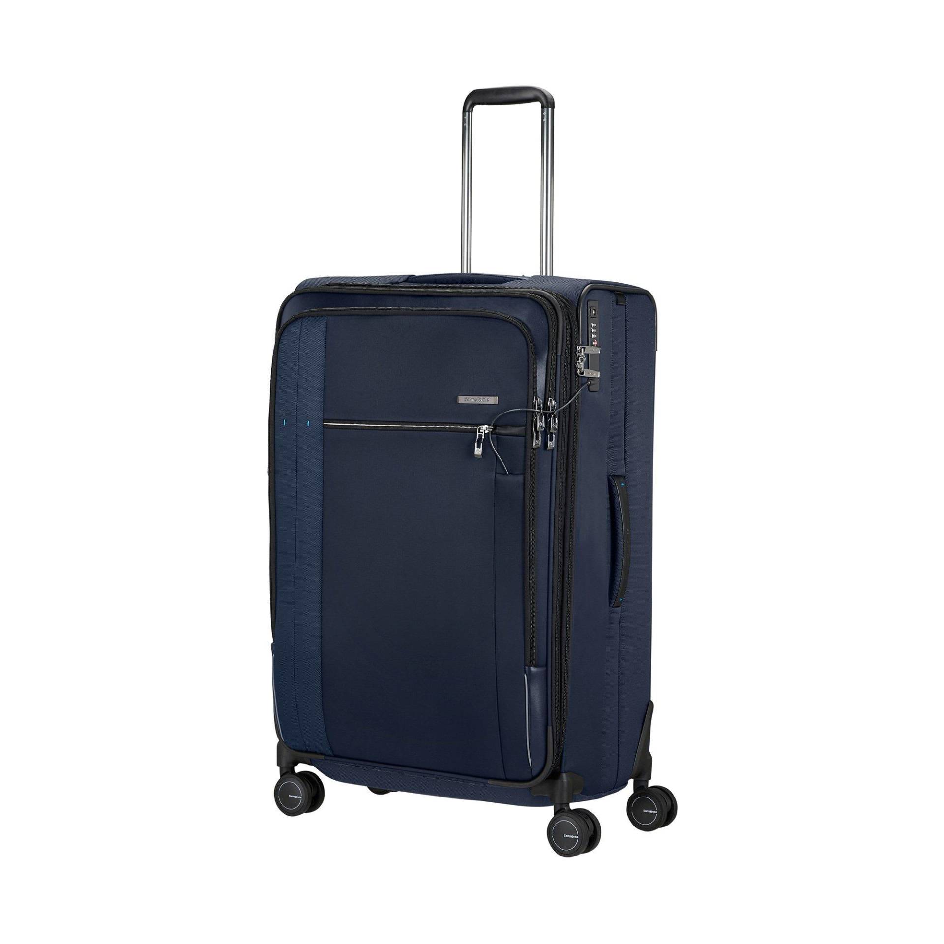 Weichschalenkoffer, Spinner Unisex Dunkelblau 78cm von Samsonite