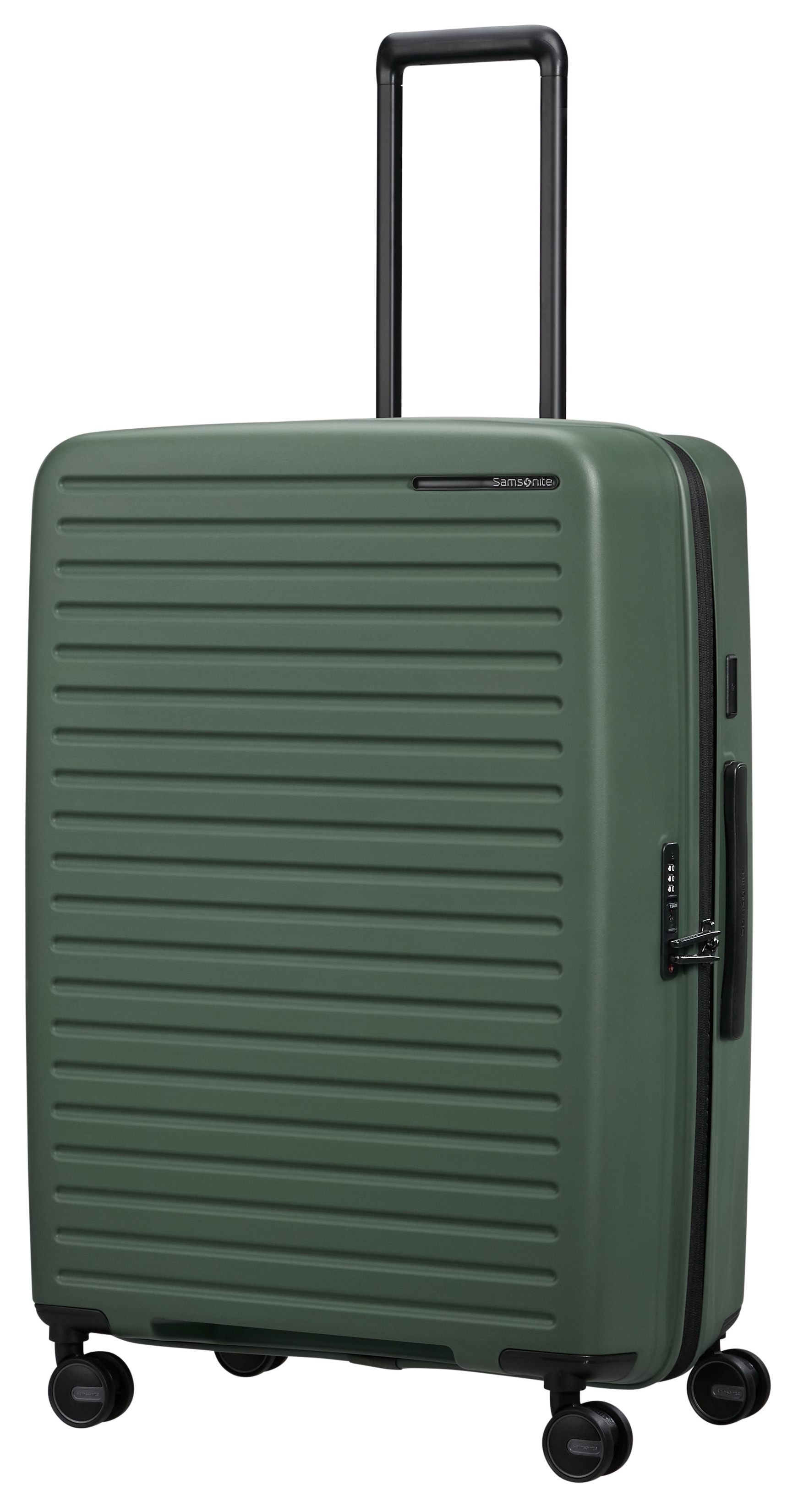 Samsonite Hartschalen-Trolley »RESTACKD, verschiedene Grössen und Farben«, (mit Packtaschen), 4 Rollen, Reisekoffer mit TSA Schloss Volumenerweiterung Packtaschen von Samsonite