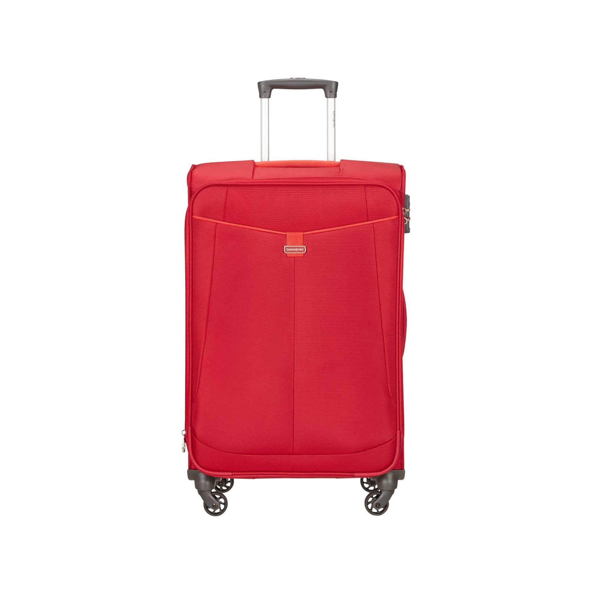 Weichschalenkoffer, Spinner Unisex Rot 70 CM von Samsonite