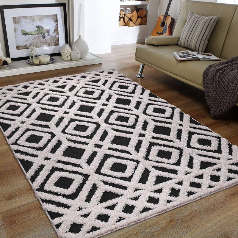 Sanat Hochflor-Teppich »Luxus 3506«, rechteckig, 30 mm Höhe, robuster Langflor, weich, Wohnzimmer, Schlafzimmer von Sanat