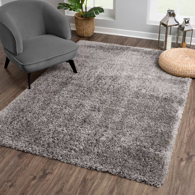 Sanat Hochflor-Teppich »Porto«, rechteckig, 45 mm Höhe, Wohnzimmer, Langflor, Shaggy Teppich von Sanat