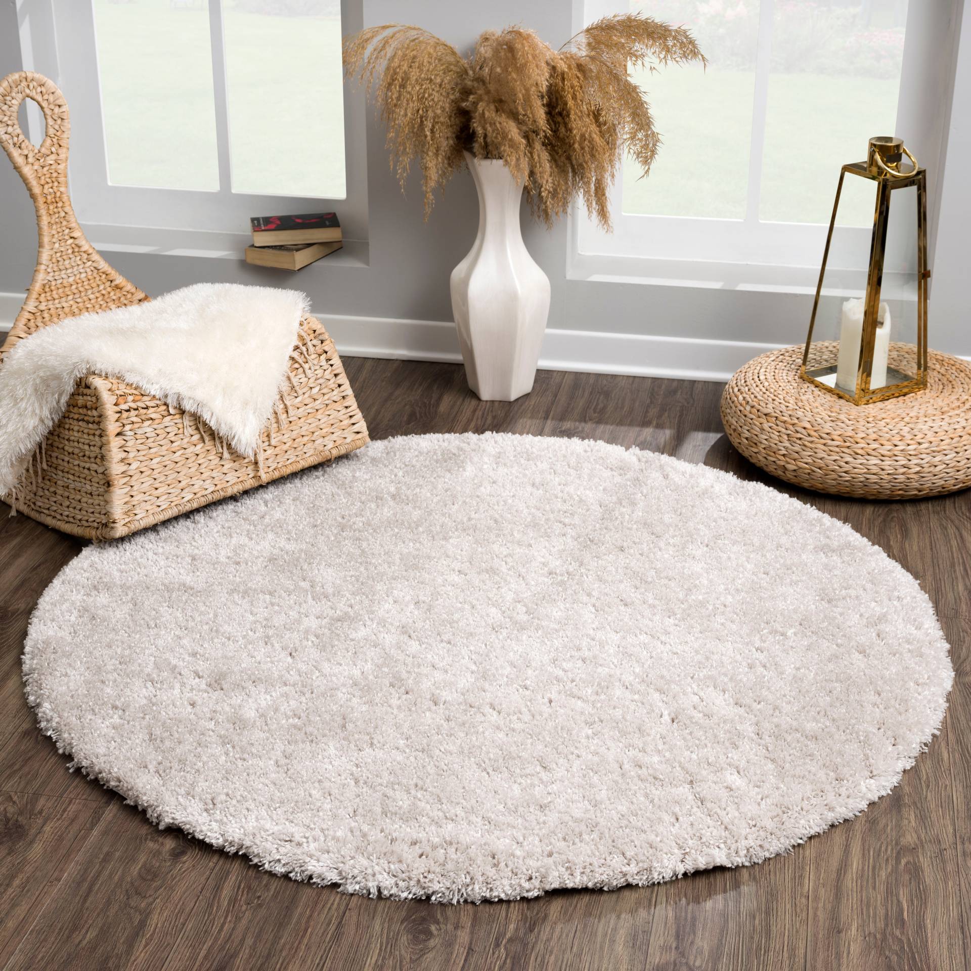 Sanat Hochflor-Teppich »Porto«, rund, 45 mm Höhe, Wohnzimmer, Langflor, Shaggy Teppich Sanat Hochflor-Teppich »Porto«, rund, 45 mm Höhe, Wohnzimmer, Langflor, Shaggy Teppich von Sanat