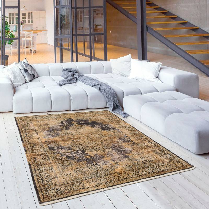 Sanat Teppich »Oasis 1868«, rechteckig, 8 mm Höhe, Wohnzimmer, Kurzflor, Orient Optik von Sanat