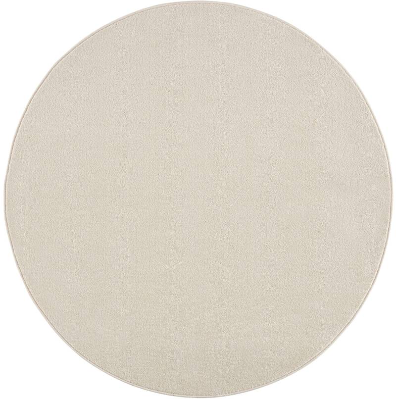 Sanat Teppich »Uni«, rund, 13 mm Höhe, robuster Kurzflorteppich, grosse Farbauswahl von Sanat