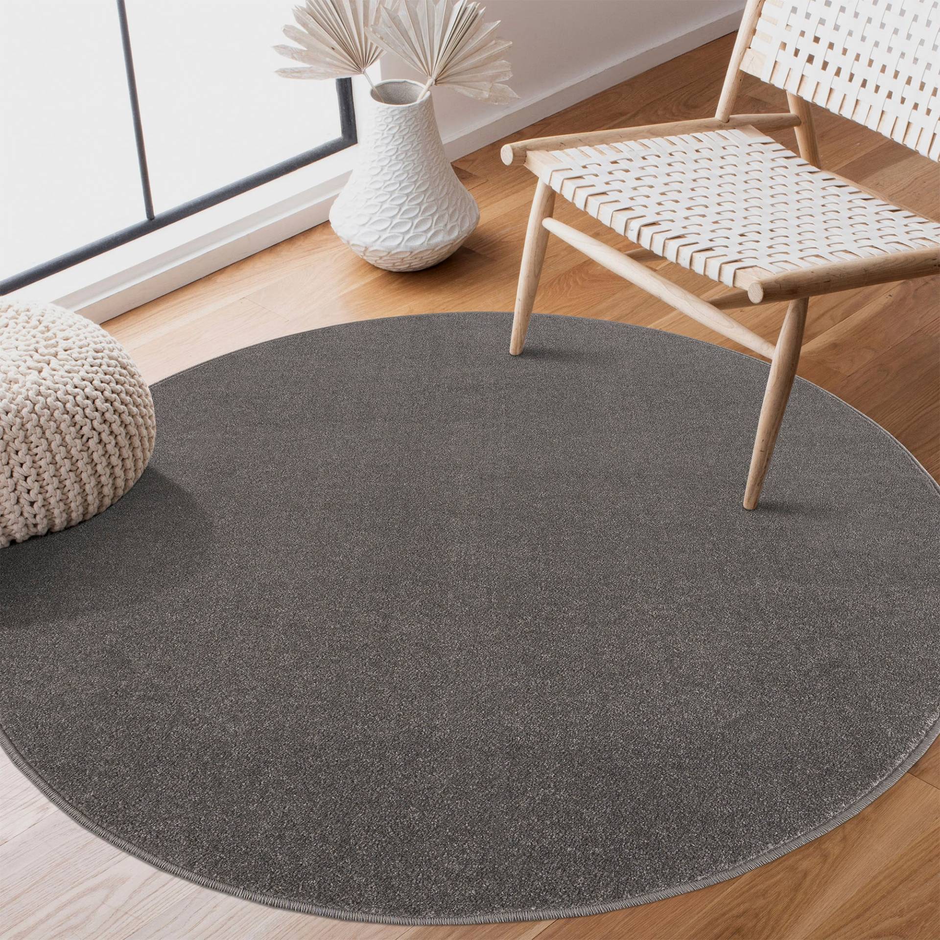 Sanat Teppich »Uni«, rund, 13 mm Höhe, robuster Kurzflorteppich, grosse Farbauswahl Sanat Teppich »Uni«, rund, 13 mm Höhe, robuster Kurzflorteppich, grosse Farbauswahl von Sanat