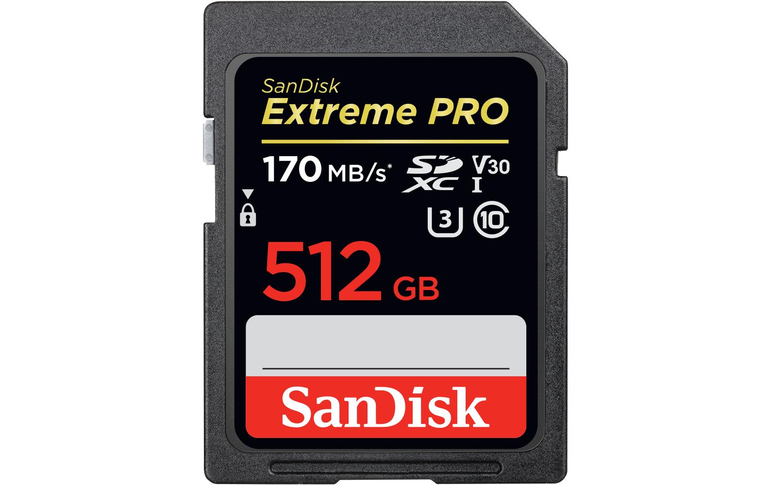 Sandisk Speicherkarte »Extreme Pro UHSI U3 512 GB«, (UHS Class 1) von Sandisk
