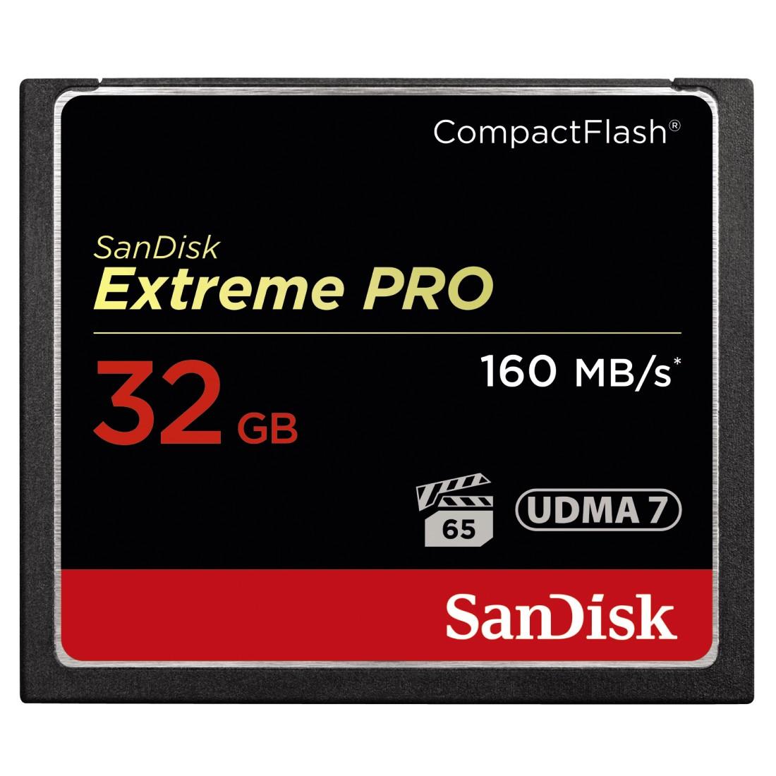 Sandisk Speicherkarte »CF Extreme Pro«, (160 MB/s Lesegeschwindigkeit) von Sandisk
