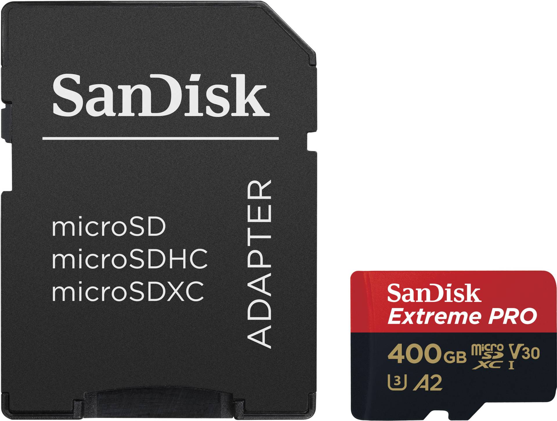 Sandisk Speicherkarte »Extreme PRO® microSD™ 400GB«, (Class 10 200 MB/s Lesegeschwindigkeit) von Sandisk
