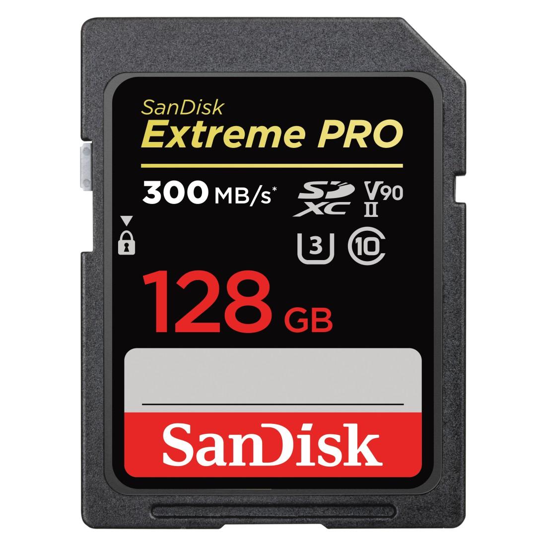 Sandisk Speicherkarte »Extreme Pro«, (UHS-I Class 10 300 MB/s Lesegeschwindigkeit) von Sandisk