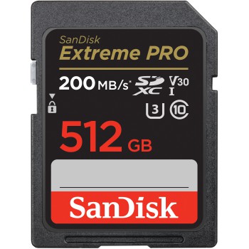 Sandisk Speicherkarte »SDXC Extreme PRO, 2 Jahre RescuePRO Deluxe«, (UHS Class 3 200 MB/s Lesegeschwindigkeit) von Sandisk