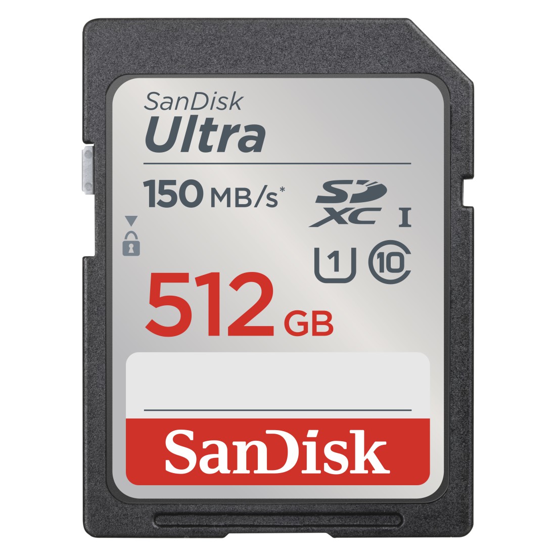 Sandisk Speicherkarte »SDXC Ultra 512GB (Class 10/UHS-I/150MB/s)«, (UHS-I Class 10 150 MB/s Lesegeschwindigkeit) von Sandisk