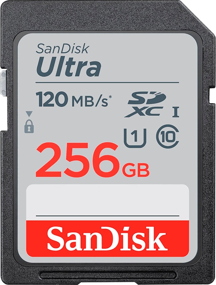 Sandisk Speicherkarte »Ultra® SDXC™ UHS-I 256 GB«, (Class 10 120 MB/s Lesegeschwindigkeit) von Sandisk