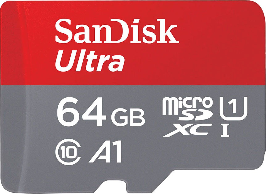 Sandisk Speicherkarte »Ultra® microSDXC 64GB«, (120 MB/s Lesegeschwindigkeit) von Sandisk