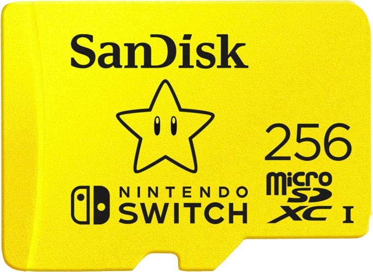 Sandisk Speicherkarte »microSDXC für Nintendo Switch 256GB«, (100 MB/s Lesegeschwindigkeit) von Sandisk