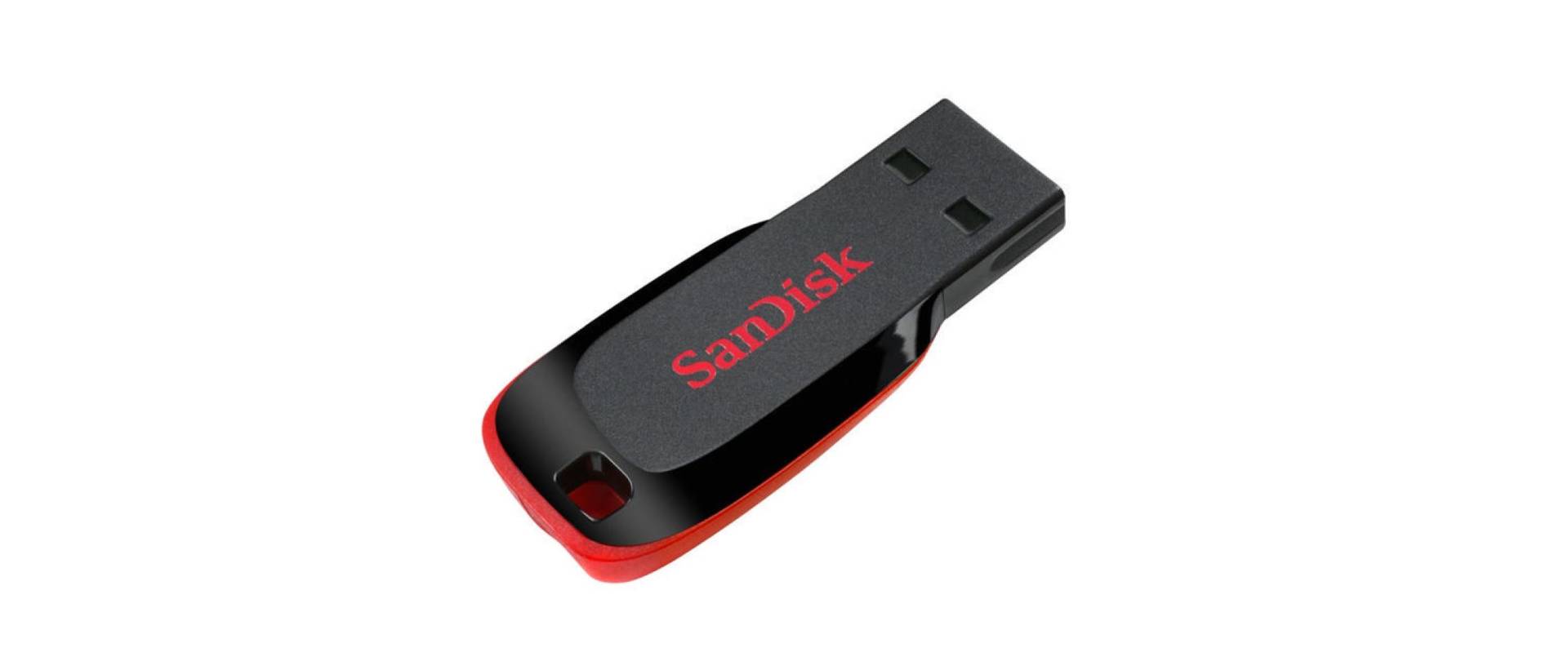 Sandisk USB-Stick »Cruzer Blade USB 2.0 128 GB«, (USB 2.0 Lesegeschwindigkeit 9 MB/s) von Sandisk