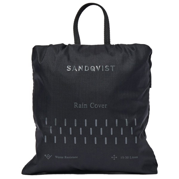 Sandqvist - Items Backpack Cover - Schutzhülle Gr One Size schwarz von Sandqvist
