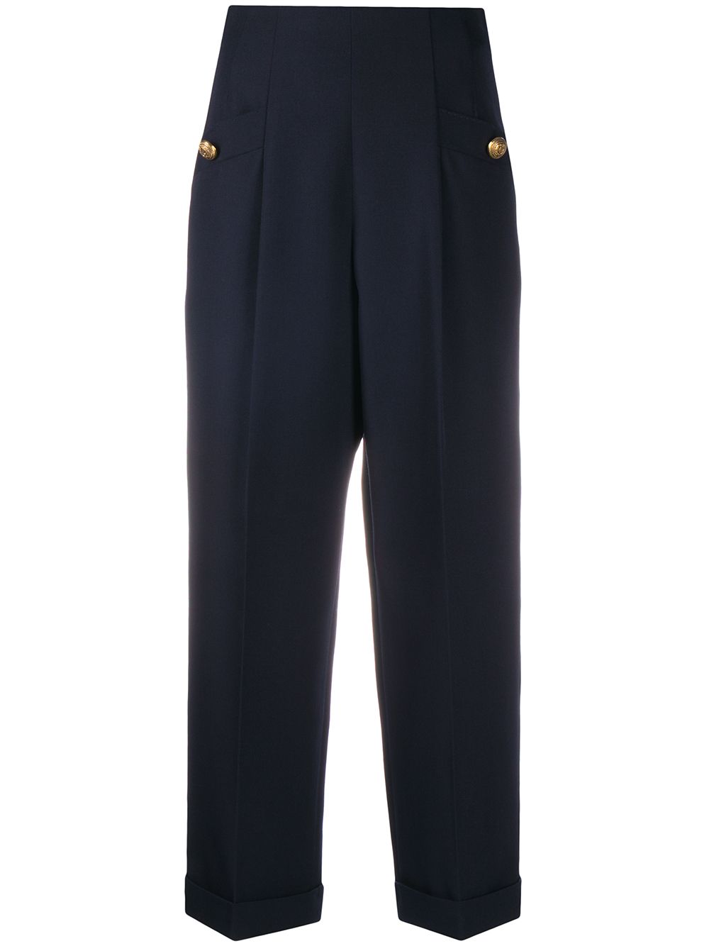 SANDRO Sieny high waisted trousers - Blue von SANDRO