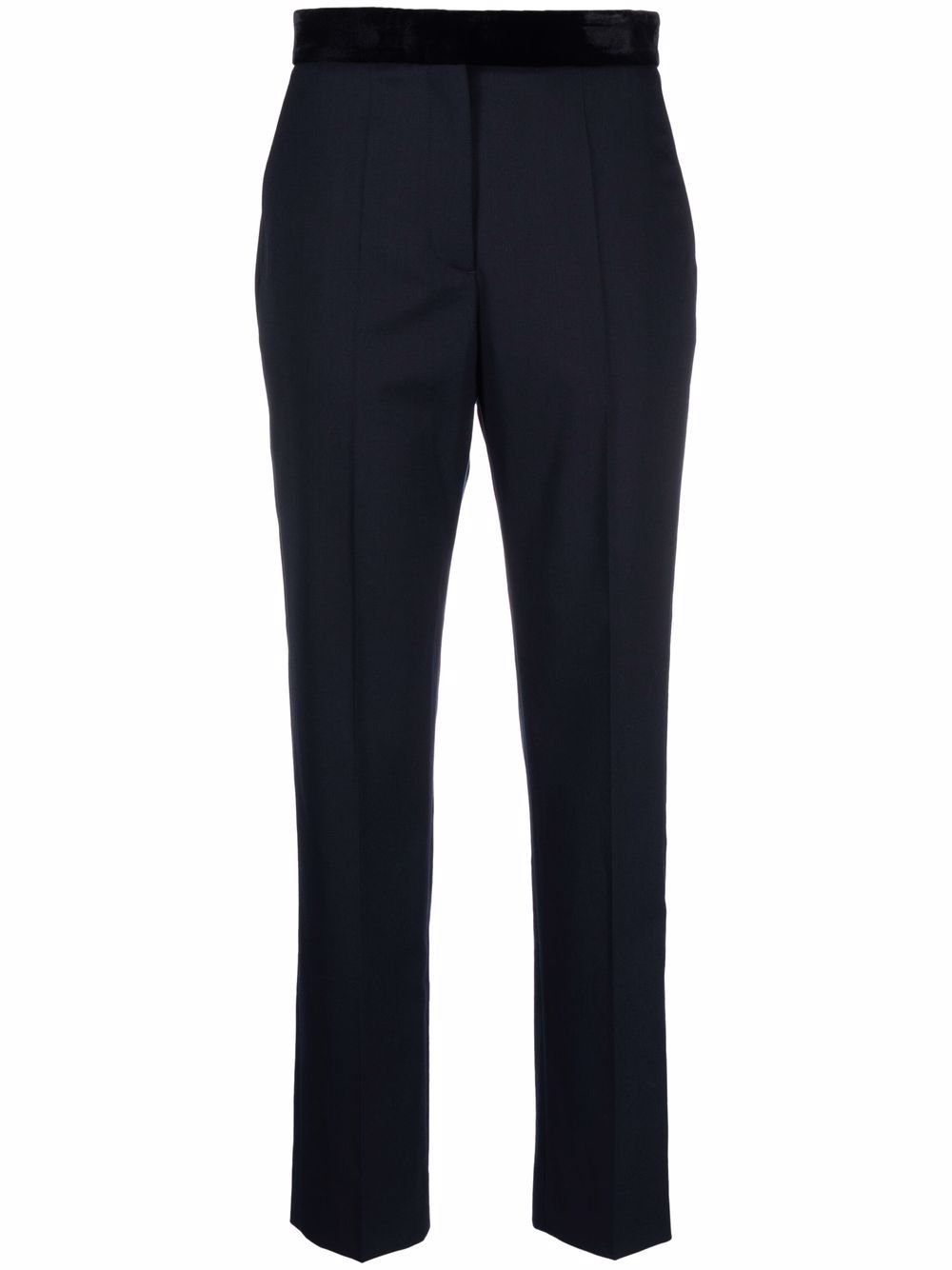 SANDRO pressed-crease tailored trousers - Blue von SANDRO