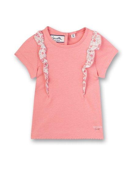 Baby Mädchen T-shirt Rosa Lovely Bunny Unisex Rosa 56 von Sanetta Fiftyseven