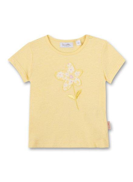 Baby Mädchen T-shirt Blume Gelb Unisex Gelb 56 von Sanetta Fiftyseven
