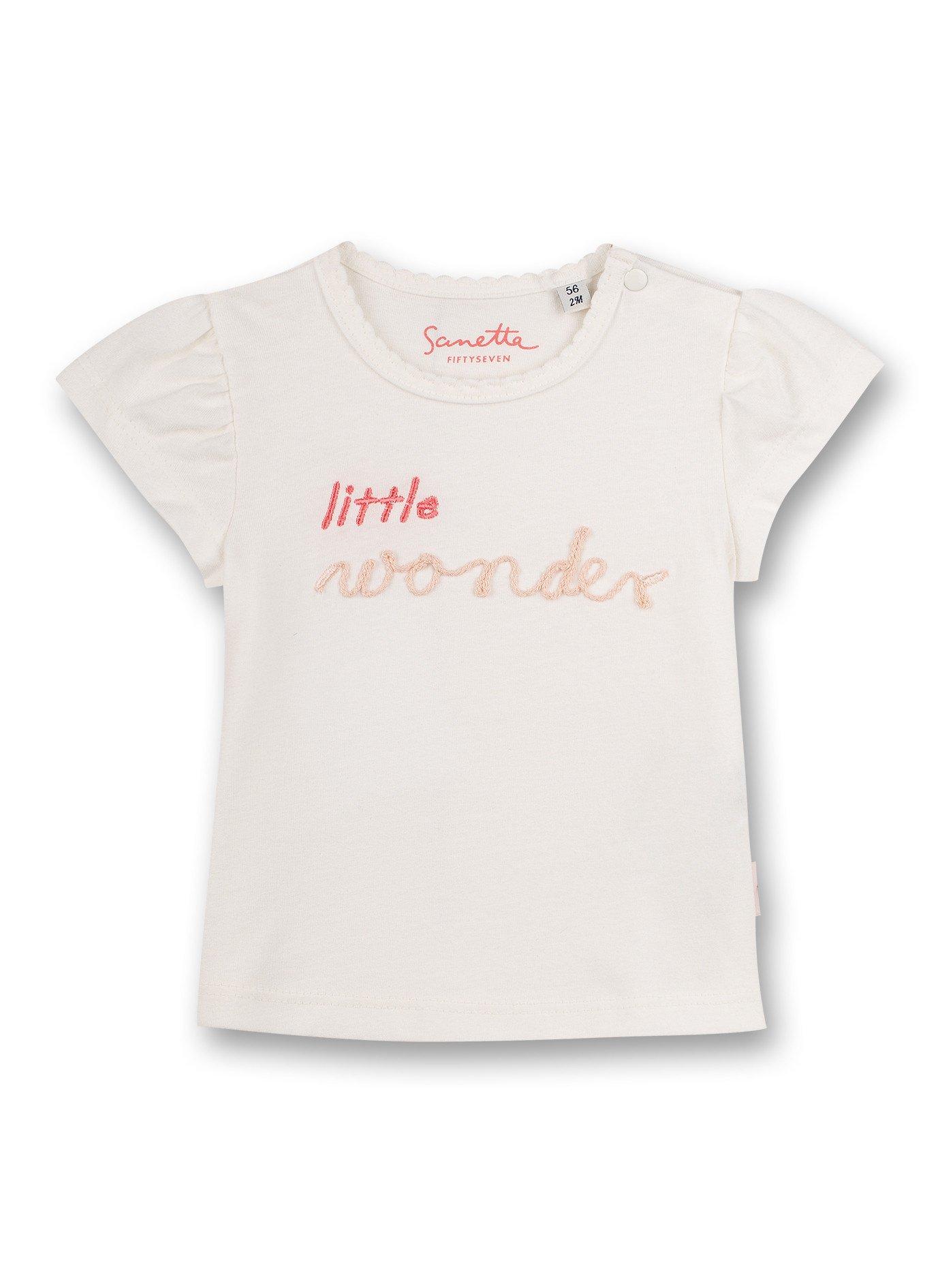 Baby Mädchen T-shirt Free Bird Unisex Weiss 62 von Sanetta Fiftyseven