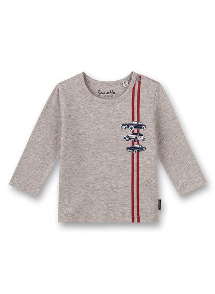 Baby Jungen Shirt Autos Unisex Grau 56 von Sanetta Fiftyseven