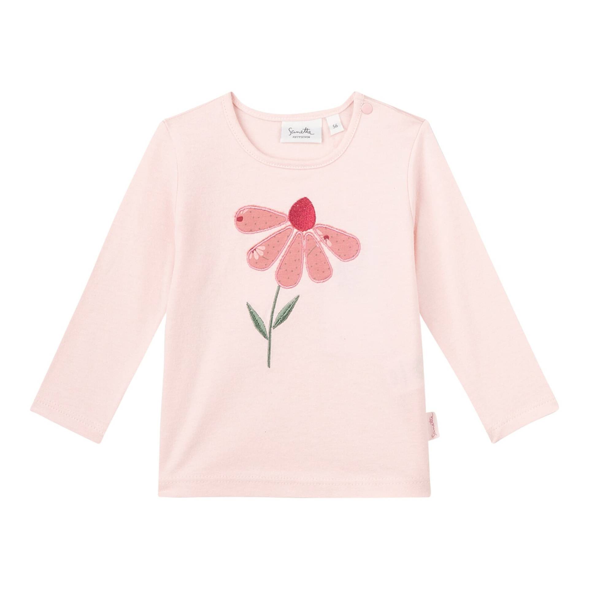 Shirt langarm Blume von Sanetta Fiftyseven