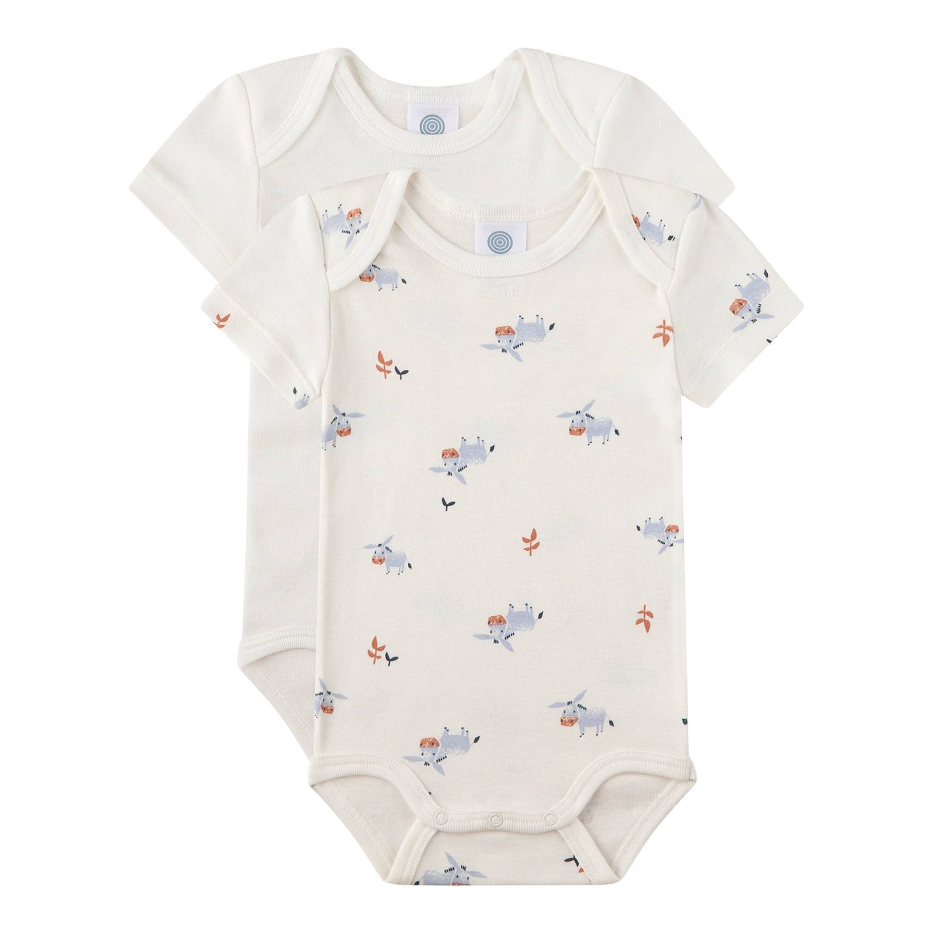 2er-Pack Bodys kurzarm Esel 2er-Pack Bodys kurzarm Esel von Sanetta