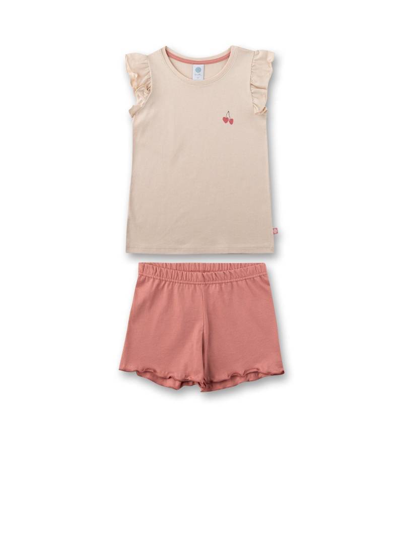 Mädchen Schlafanzug Kurz Kirsche Mädchen Multicolor 116 von Sanetta