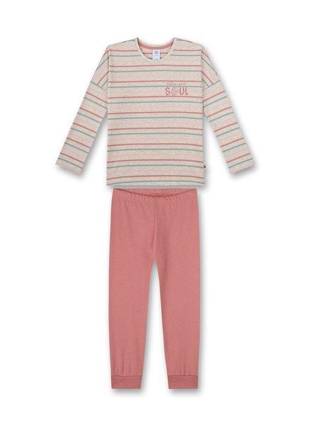 Mädchen Schlafanzug Woodland Unisex Multicolor 98 von Sanetta