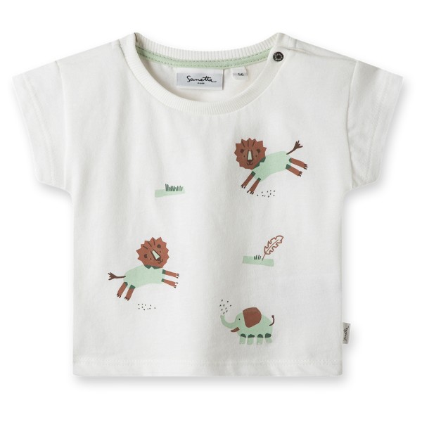 Sanetta - Baby Boy's Pure LT 2 T-Shirt - T-Shirt Gr 92 weiß von Sanetta