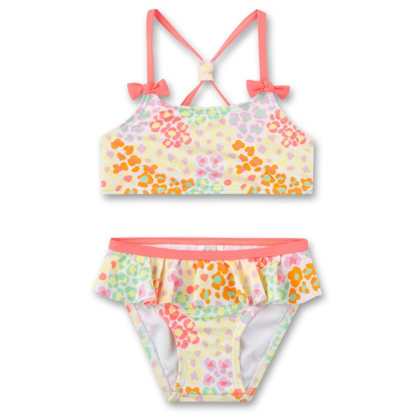 Sanetta - Beach Kids Girls Bikini Cross-Strap - Bikini Gr 116 bunt von Sanetta