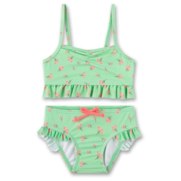 Sanetta - Beach Kids Girls Bikini Hip Ruffle - Bikini Gr 104;116;128;140;92;98 grün von Sanetta