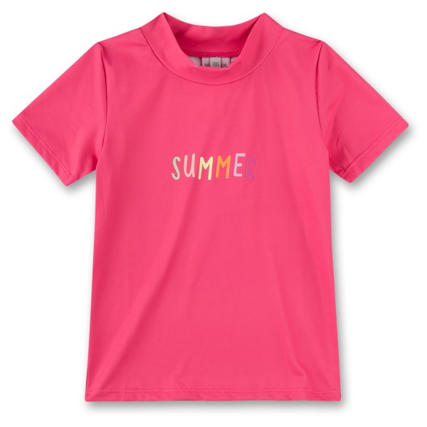 Sanetta - Beach Kids Girls Rashguard S/S - Lycra Gr 104;116;128;140;80;86;92;98 rosa von Sanetta