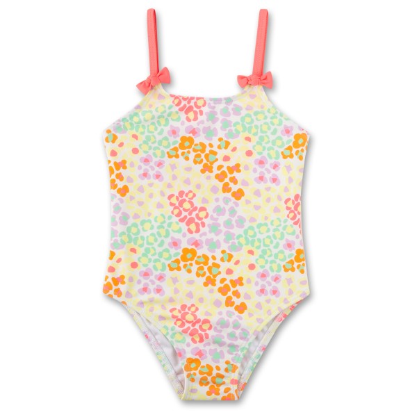 Sanetta - Beach Kids Girls Swimsuit Low Back - Badeanzug Gr 104 bunt von Sanetta