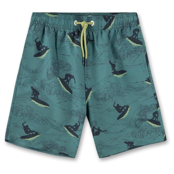 Sanetta - Beach Teens Boys Swim Trunks Woven - Boardshorts Gr 116 türkis von Sanetta