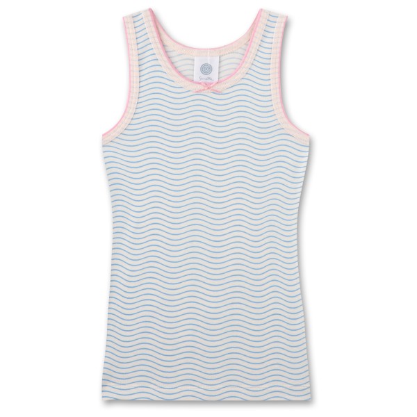 Sanetta - Kid's Girls Modern Mainstream Shirt - Top Gr 104;116;128;140;92 grau;rosa;weiß von Sanetta