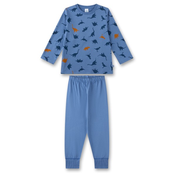 Sanetta - Kid's Pyjama Long AOP 233560 - Schlafanzug Gr 104;116;128;92;98 blau von Sanetta
