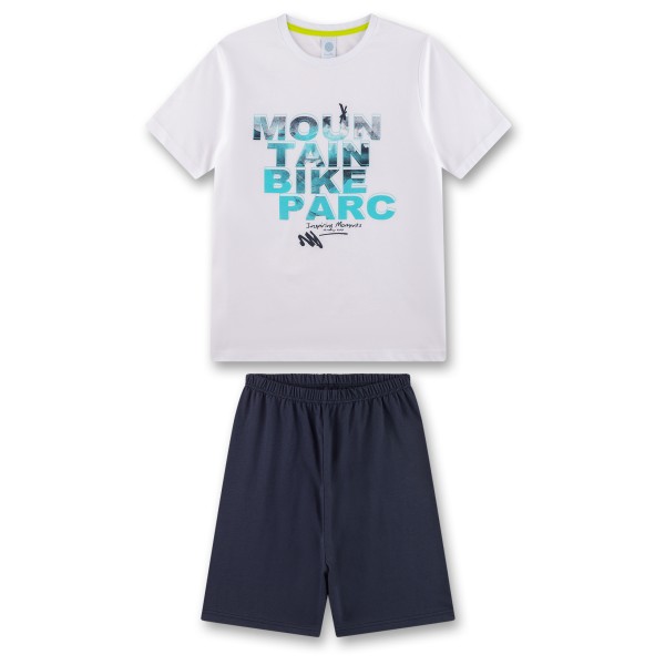 Sanetta - Kid's Pyjama Short 245828 - Schlafanzug Gr 164 weiß von Sanetta