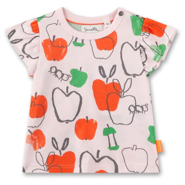 Sanetta - Pure Baby Girls Fancy T-Shirt - T-Shirt Gr 68 rosa von Sanetta