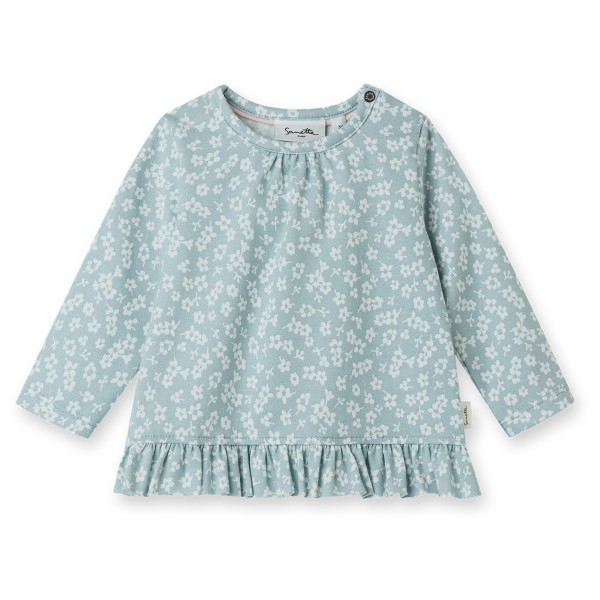Sanetta - Pure Baby Girls LT 1 Shirt - Longsleeve Gr 74;86;92 grau von Sanetta
